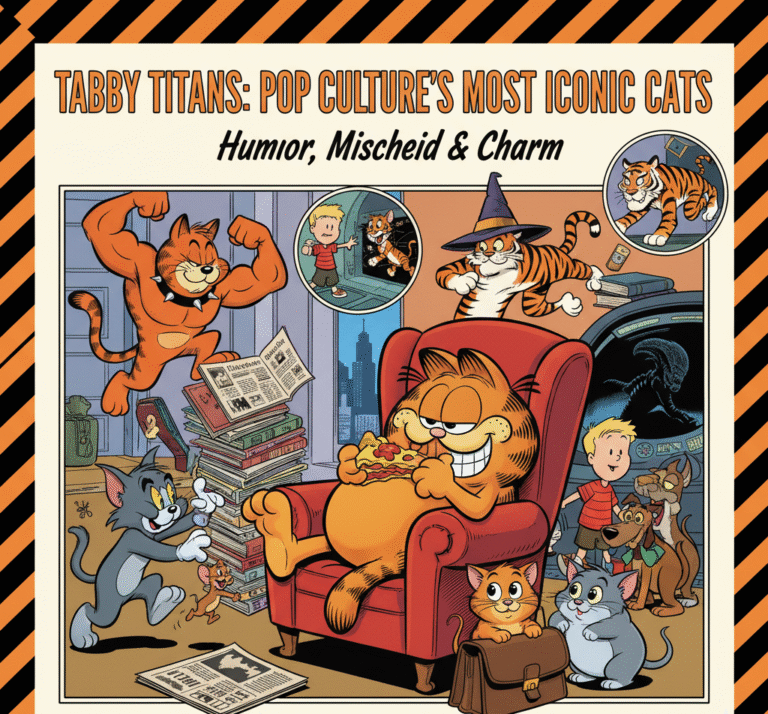 Tabby Cat Characters Exploring Iconic Cats from Comics Cartoons and Movies