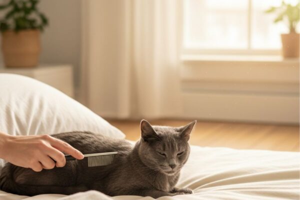 How to get rid of fleas on cats without bathing