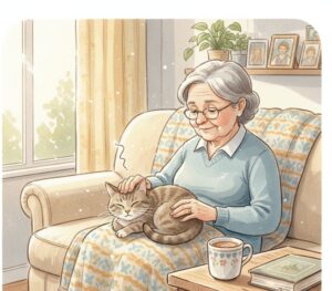 Super senior cat behavior