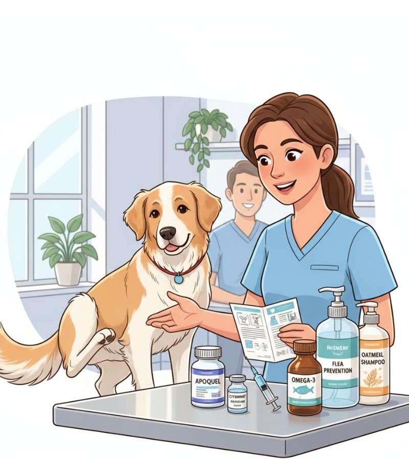 What is the best Anti itch medicine for dogs