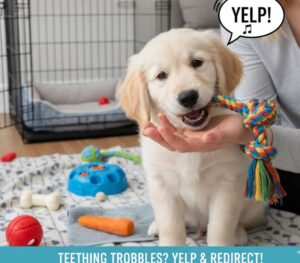 My puppy keeps biting me aggressively