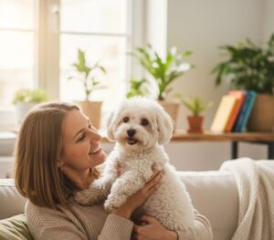 small dog available for adoption