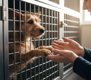 small dog available for adoption