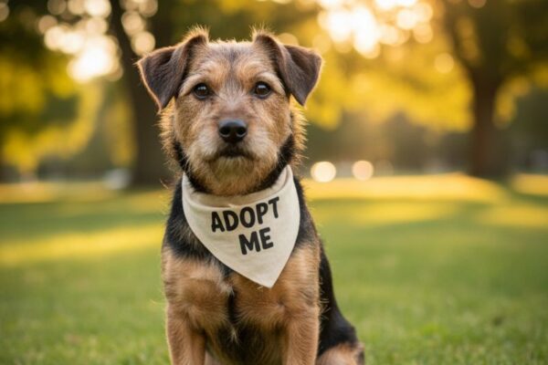 small dog available for adoption